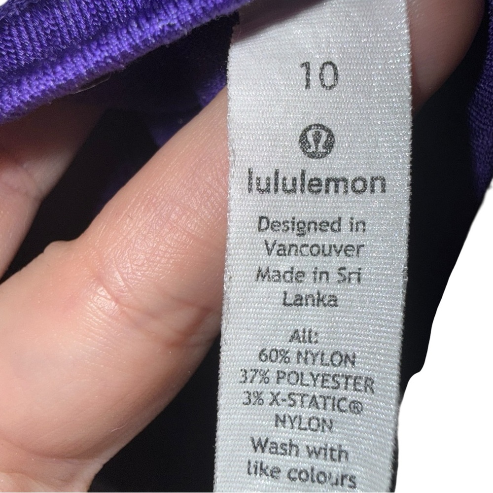 Lululemon Swiftly Tech Long Sleeve 2.0 Purple | Size 10 - Picture 9 of 14